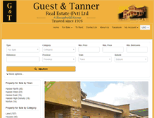 Tablet Screenshot of guestandtanner.co.zw